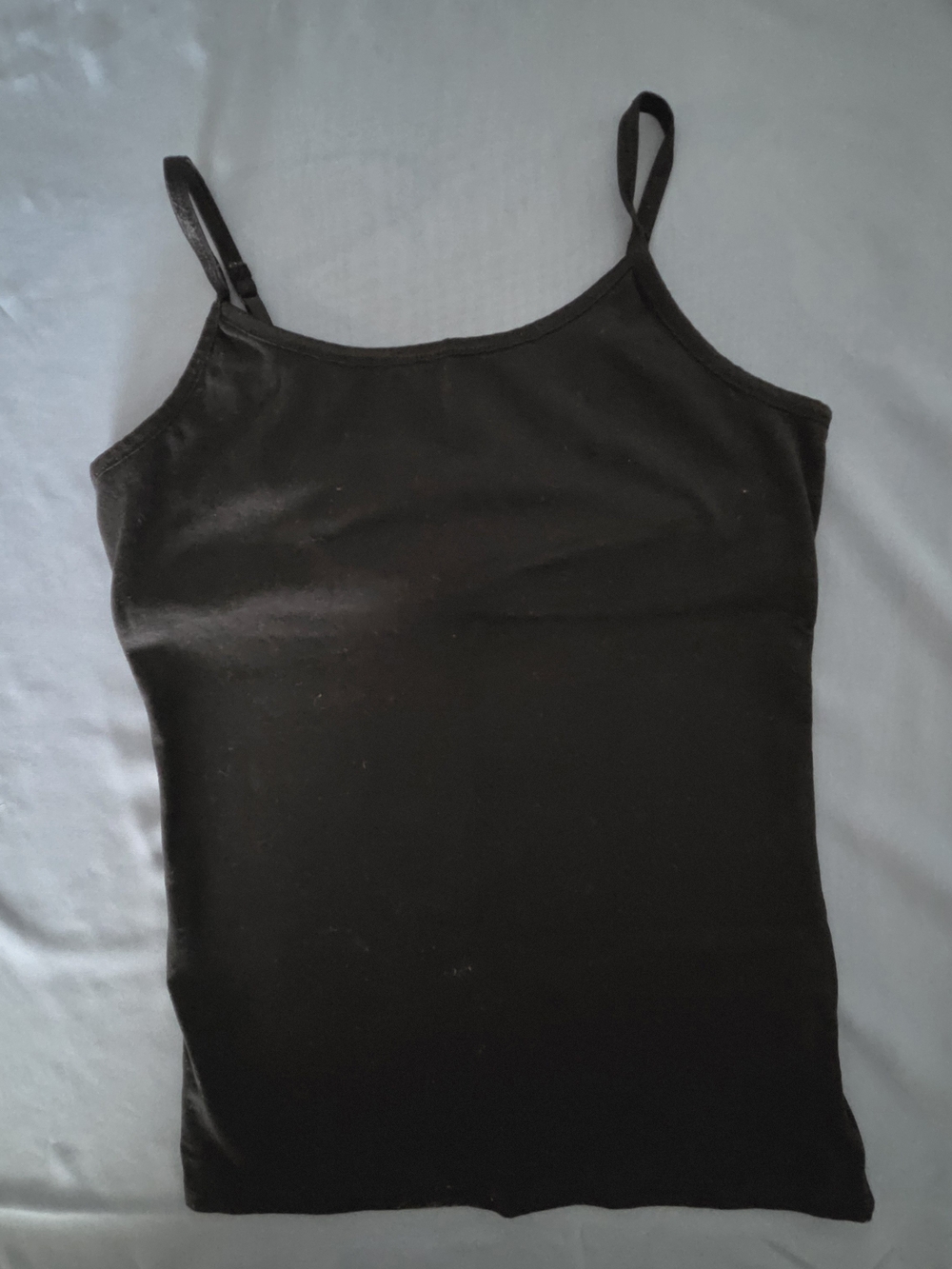 SO Girls Black Spaghetti Strap Camisole Size 7/8